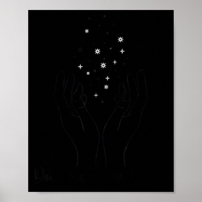 Don't Hide Your Magic Motivational Quote Sitive Vi Poster (Framsidan)