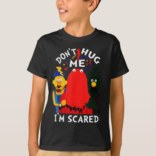 Don't Hug Me I'm Eds Funny Saying Sarcasm  T Shirt (Framsida)