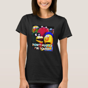 Dont Hug Me Im Skrämt Roligt Say Sarcasm T Shirt