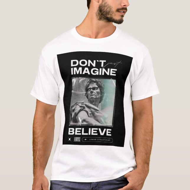  Don't imagine Men's Basic T-Shirt (Framsida)