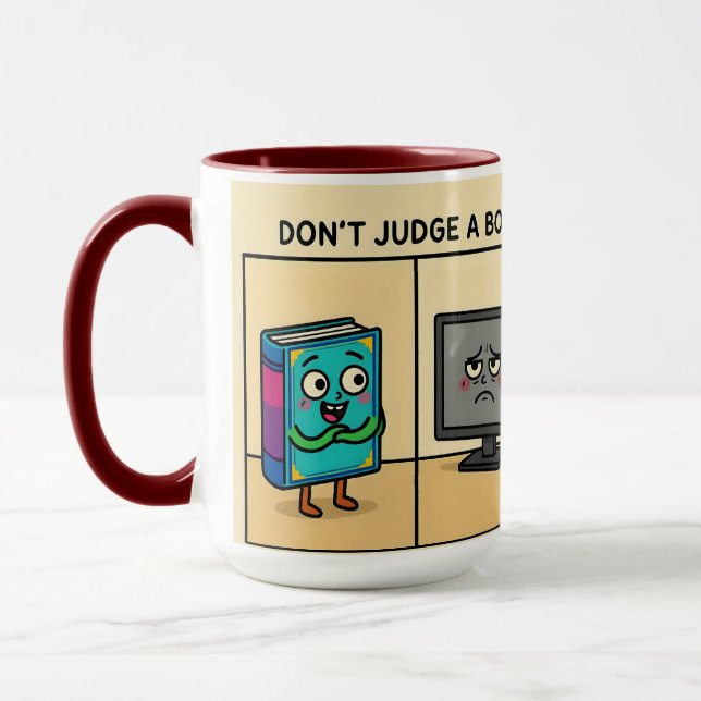 "Don't Judge a book by its TV Adaption Mugg (Vänster)