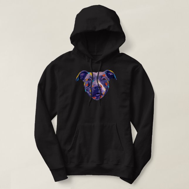 Don't Judge My Pitbull Dog And I Won't Judge Your  Hoodie (Design framsida)