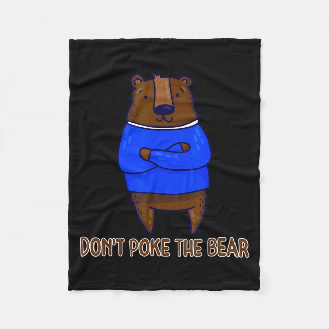 Don't Ke The Bear Gift  Fleecefilt (Framsidan)