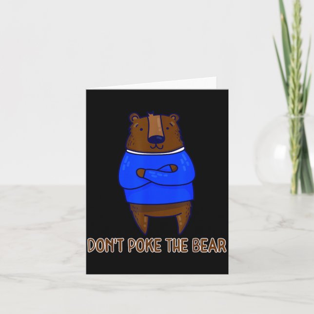 Don't Ke The Bear Gift  Kort (Framsida)