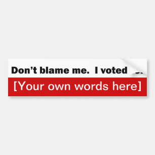 dont-liability-me-i-vote-template bildekal