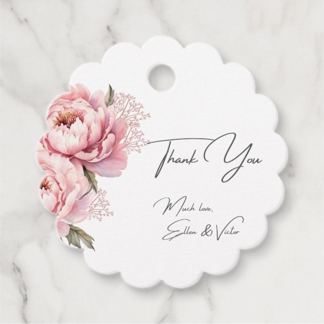 Don't Make Me Blush Fördel Tag Gåvor Etiketter (Framsida)