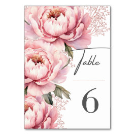 Don't Make Me Blush Table Number Card Bordsnummer