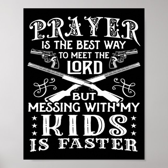 Don't Mess With My Kids! Mom  Poster (Framsidan)