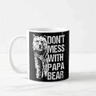don't mess with papa bear kaffemugg