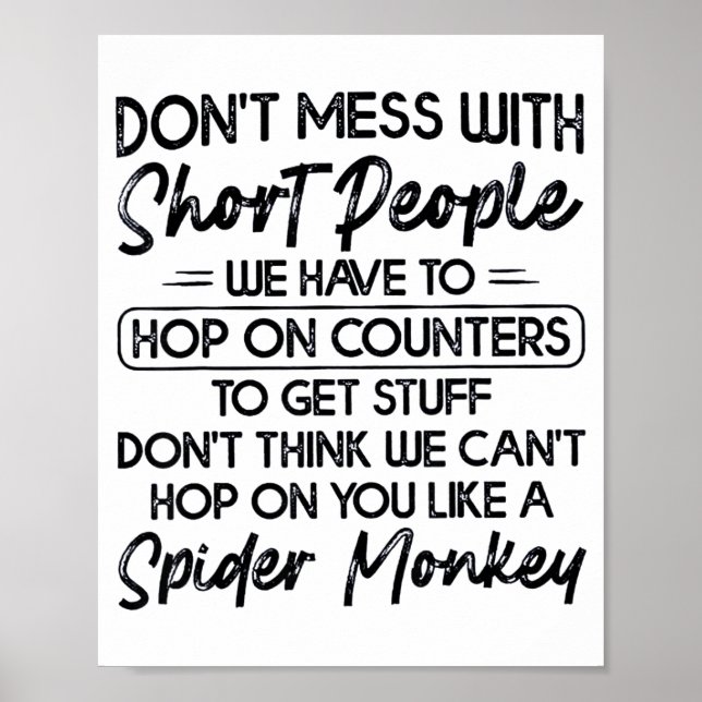 Don't Mess With Short People  Poster (Framsidan)