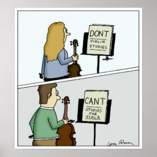 Dont och Cant Sutdies for Violin and Viola Poster
