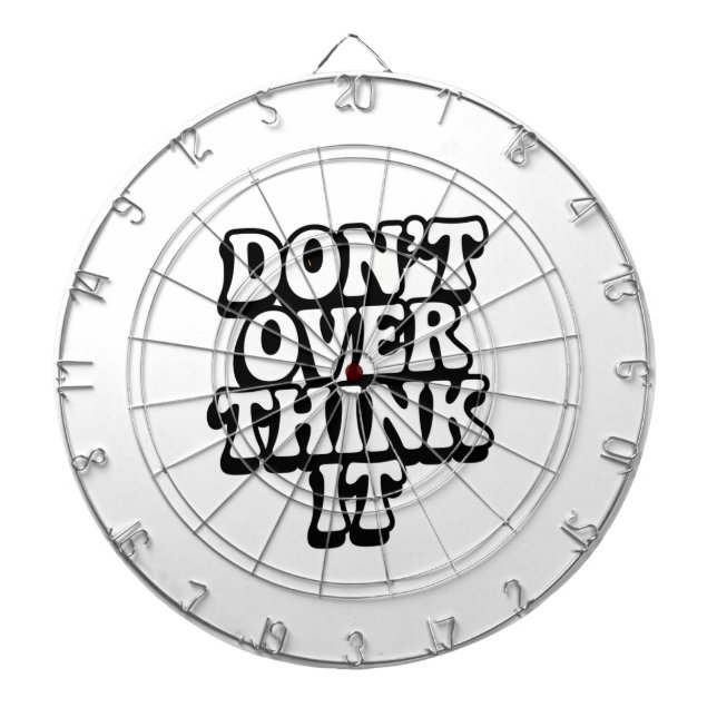 Don't Over Think It!  Darttavla (Framsidan)