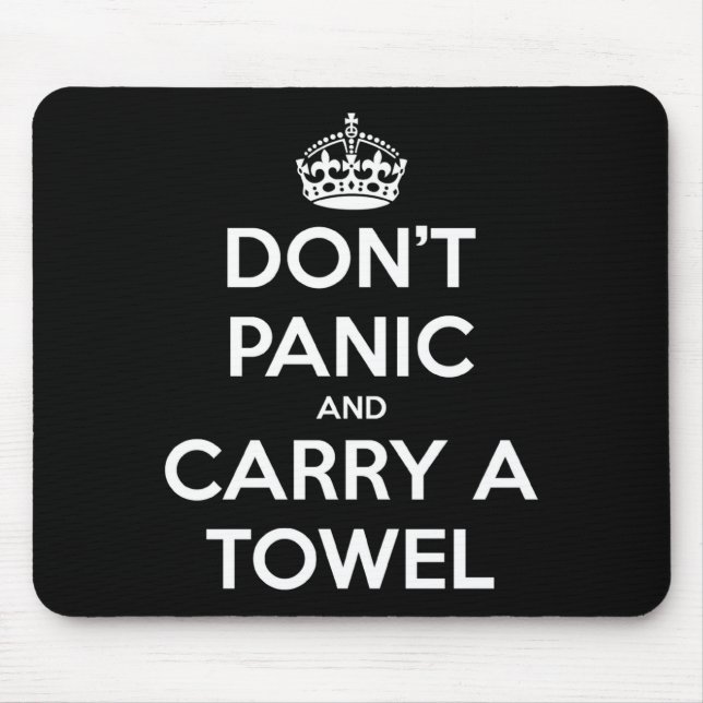 Dont Panic And Carry A Towel  Musmatta (Framsidan)
