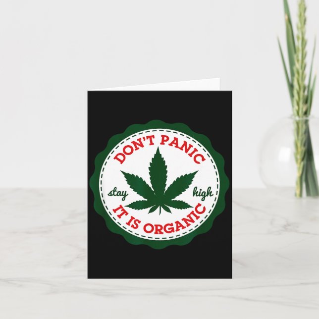 Don't Panic - It Is Organic _ Stay High  Kort (Framsida)
