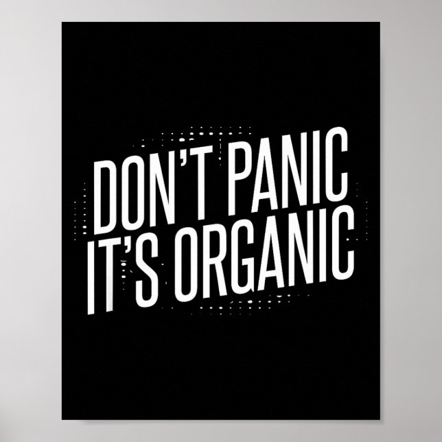 Don't Panic It's Organic  Poster (Framsidan)