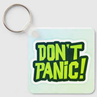 Don't Panic premium design Keychain Nyckelring