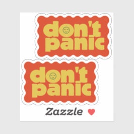 Don't Panic Sticker Pack Klistermärken