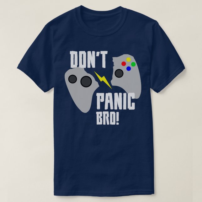Dont Panic T Shirt (Design framsida)