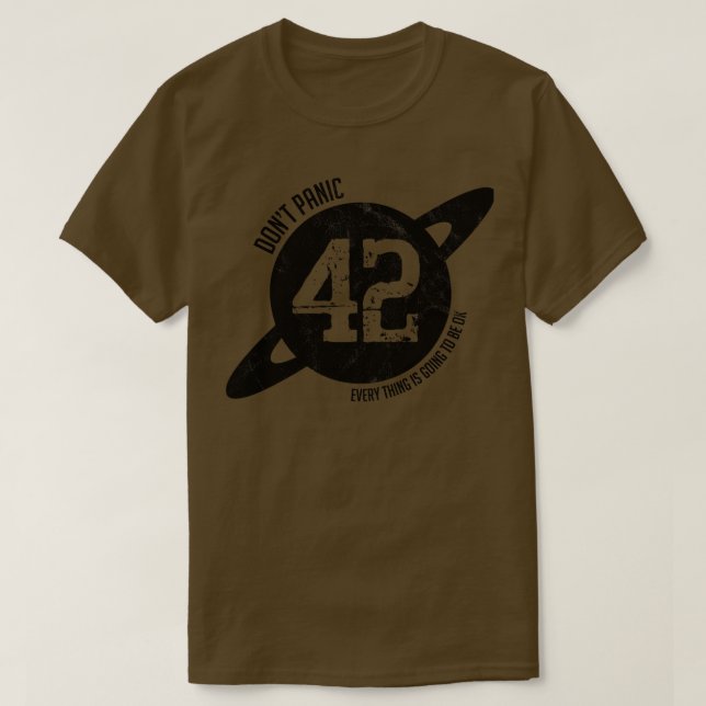 Dont Panic T Shirt (Design framsida)