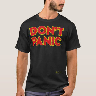Dont Panic Vintage Distress T Shirt