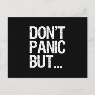 Don't Panic Vykort
