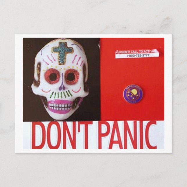DONT PANIC VYKORT (Framsida)
