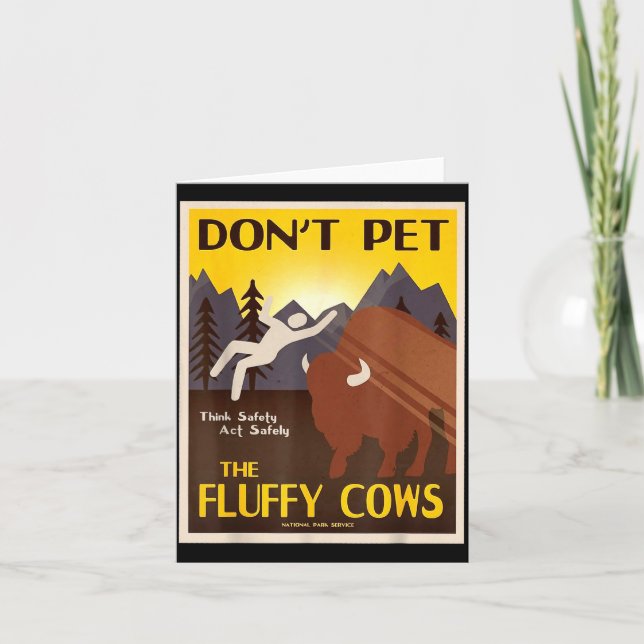 Don't Pet The Fluffy Cows  Kort (Framsida)