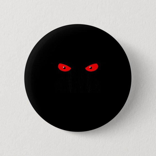 Don't Push My Buttons_ Red Eyes _ Sarcastic Attitu Knapp (Framsida)