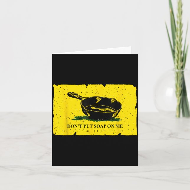 Don't Put Soap On Me  Kort (Framsida)