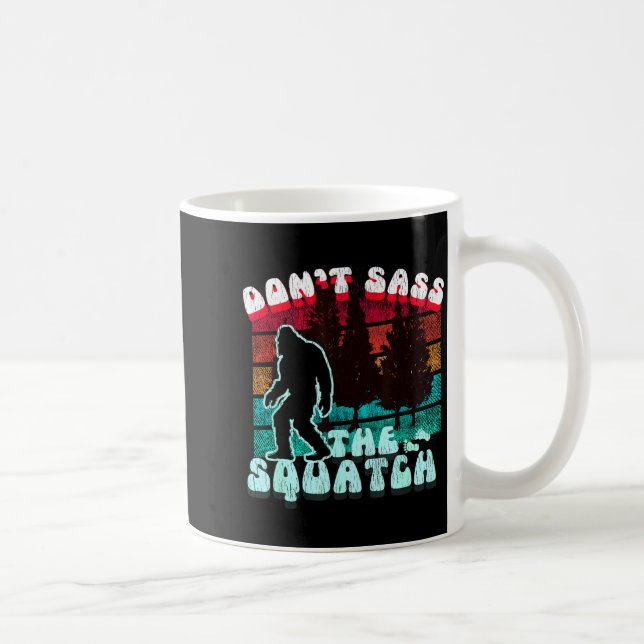 Dont S The Squatch Funny Pun Joke  Kaffemugg (Höger)
