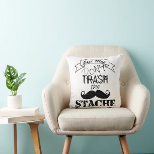 Dont Sopor, Stache Mustache Hipster Best Man Kudde
