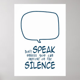 Don't Speak Poster