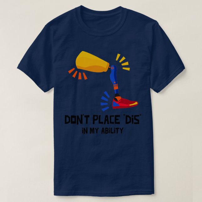 Dont Ställe Dis på Internationell-dagen för min fö T Shirt (Design framsida)