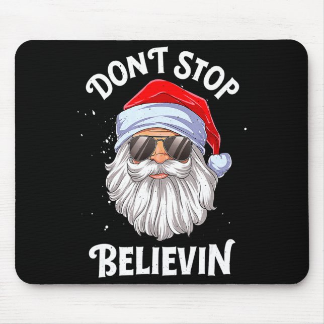Dont Stop Believin Santa Christmas Boys Kids _1  Musmatta (Framsidan)