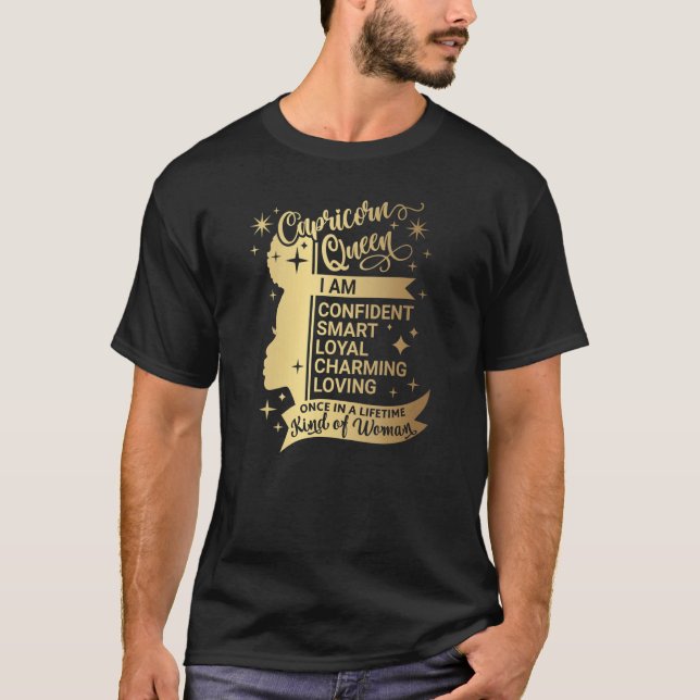 Don't Study A Capricorn You Won't Graduate T Shirt (Framsida)