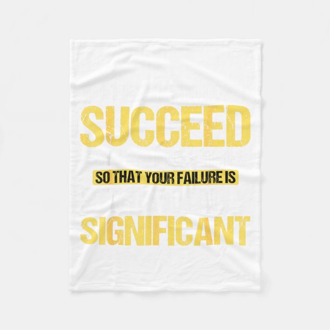 Don't Succeed Statistically Significant Science Pu Fleecefilt (Framsidan)