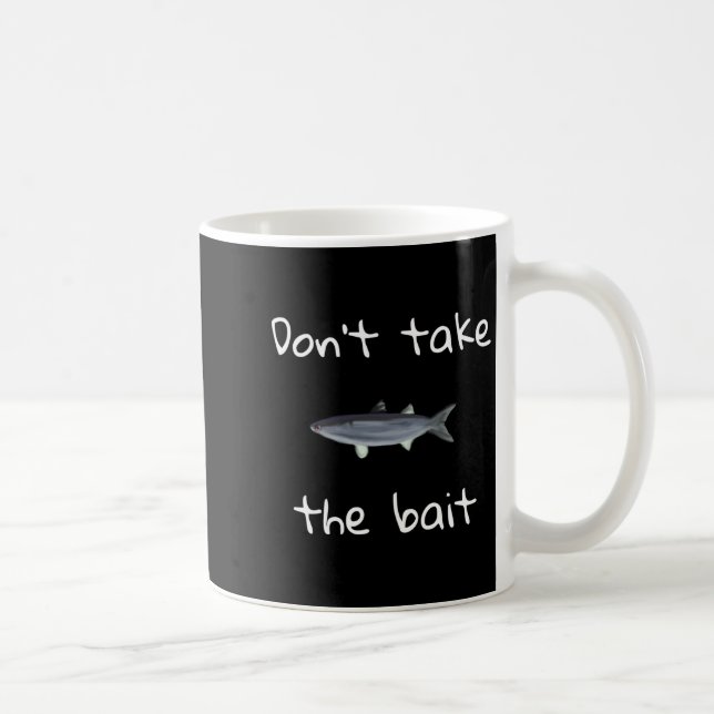 Dont Take The Bait Mullet Fish Artwork Painting  Kaffemugg (Höger)