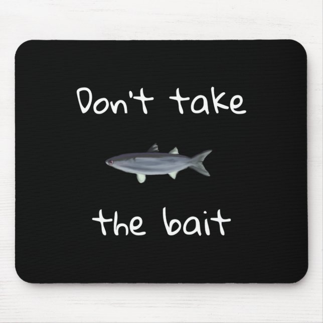 Dont Take The Bait Mullet Fish Artwork Painting  Musmatta (Framsidan)