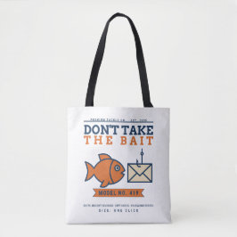 Don't Take The Bait Phishing Awareness Retro Tygkasse