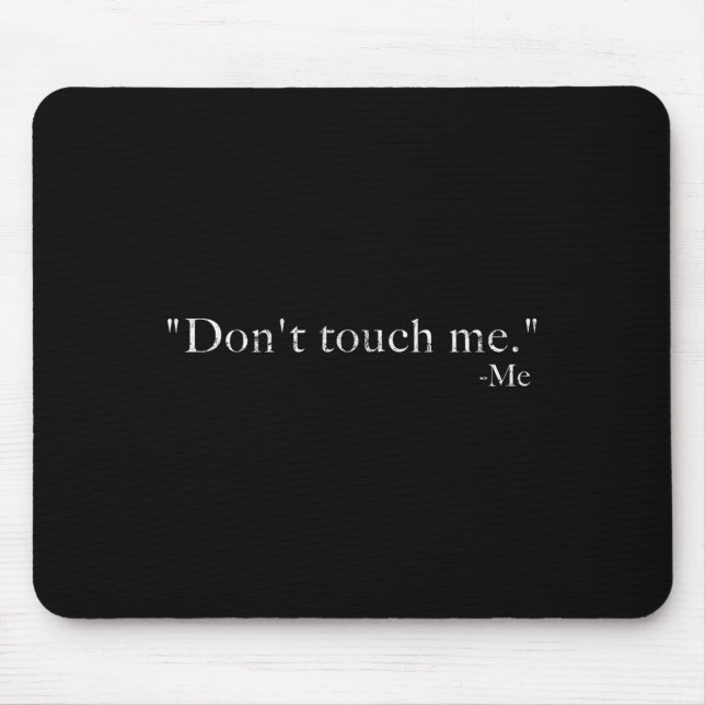 Don't Touch Me -me Funny  Musmatta (Framsidan)