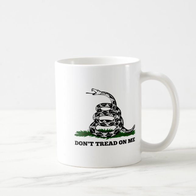 Don't Tread On Me 2nd Amendment Patriotic New Nove Kaffemugg (Höger)