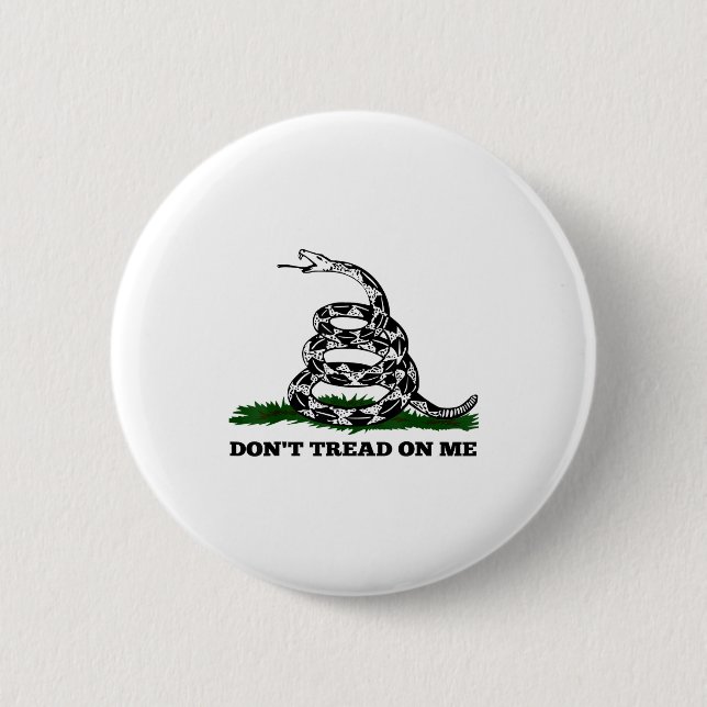 Don't Tread On Me 2nd Amendment Patriotic New Nove Knapp (Framsida)