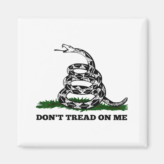 Don't Tread On Me 2nd Amendment Patriotic New Nove Magnet (Framsidan)