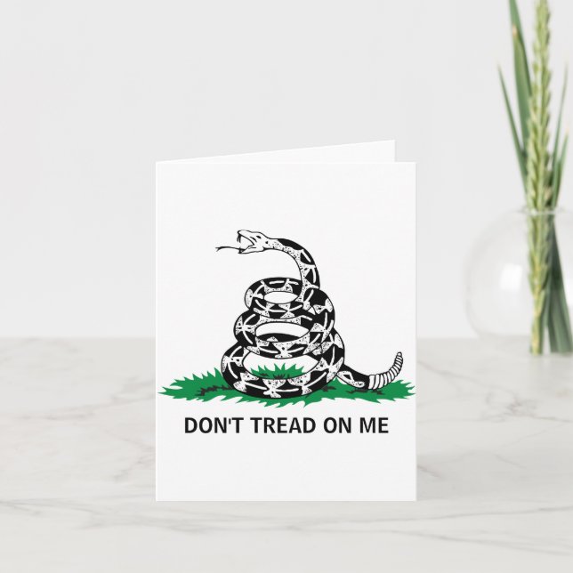 Dont Tread On Me  Kort (Framsida)