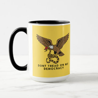 Don't tread on my democracy cup mugg