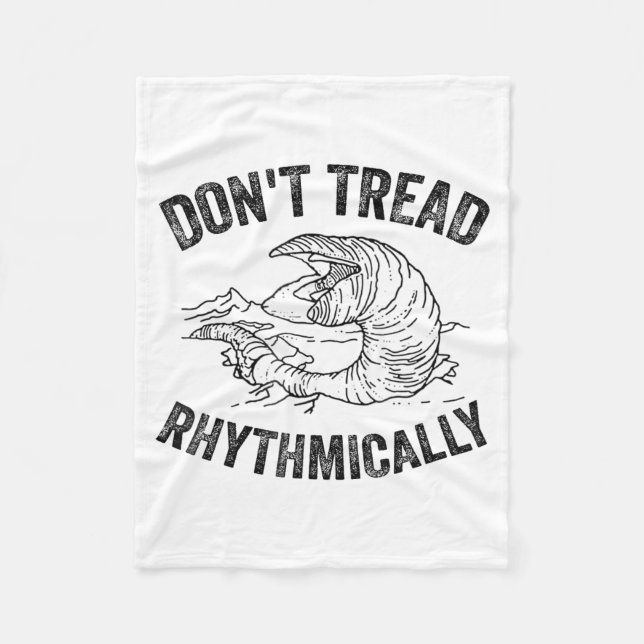 Don't Tread Rhythmically Apparel For Men Women  Fleecefilt (Framsidan)