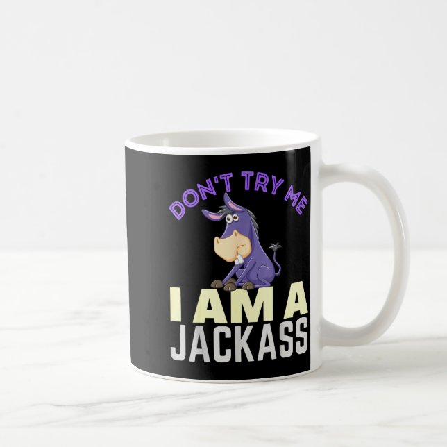 Don't Try Me I Am A Jack Funny Halloween Costume  Kaffemugg (Höger)