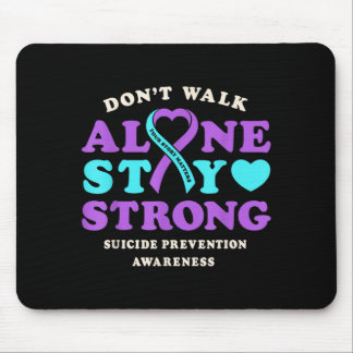 Don't walk alone prevention awareness ribbon heart musmatta