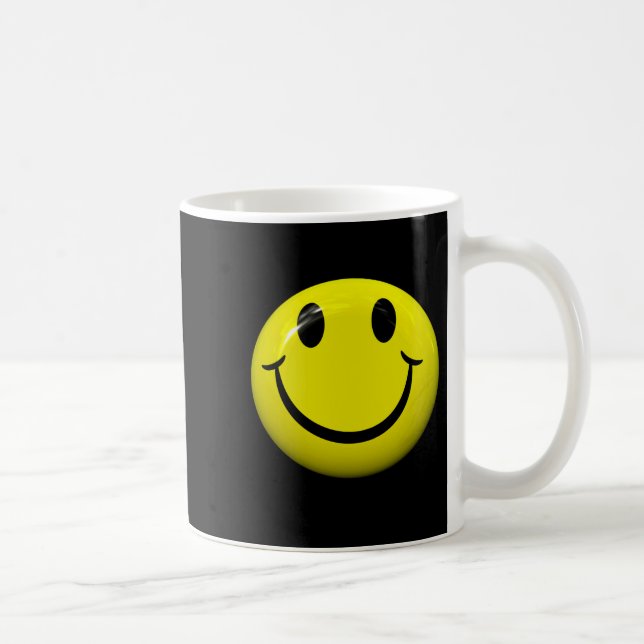 Dont Worry Be Happy Face  Kaffemugg (Höger)