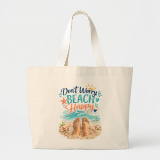 Don't Worry Beach Happy Jumbo Tygkasse